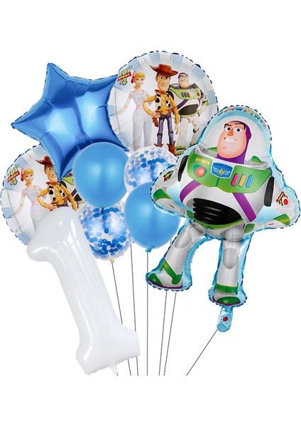 9 Adet Set 1 Disney Oyuncak Hikayesi Bebek Duş Iyilik Ilk Buzz Doğum Günü Fikirleri Parti Süslemeleri Bardaklar Tabaklar Masa Örtüsü Balonlar Toppers Banner (Yurt Dışından)