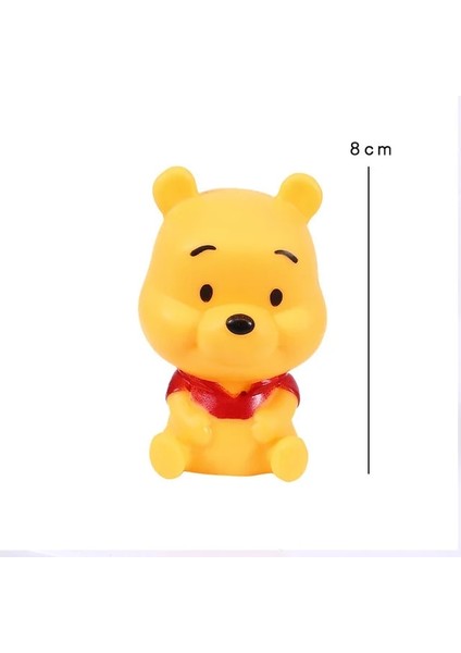 1 Adet Kek Dekor Disney Winnie The Pooh Tema Çocuklar Için Doğum Günü Dekorasyon Fincan Plaka Masa Örtüsü Zemin Bebek Duş Doğum Günü Partisi Malzemeleri (Yurt Dışından)