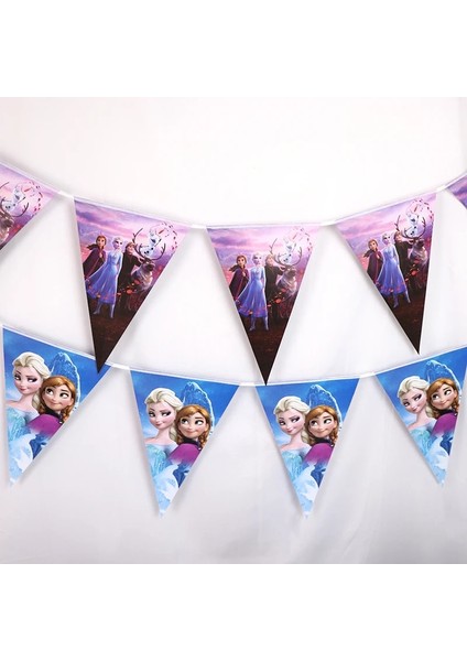Balon 18 Inç 1 Adet Prenses Dondurulmuş 2 Parti Malzemeleri Dondurulmuş Parti Kağıt Saman Tabaklar Bardaklar Kızlar Dondurulmuş 2 Elsa Anna Doğum Günü Dekor Parti Masa Örtüsü (Yurt Dışından)