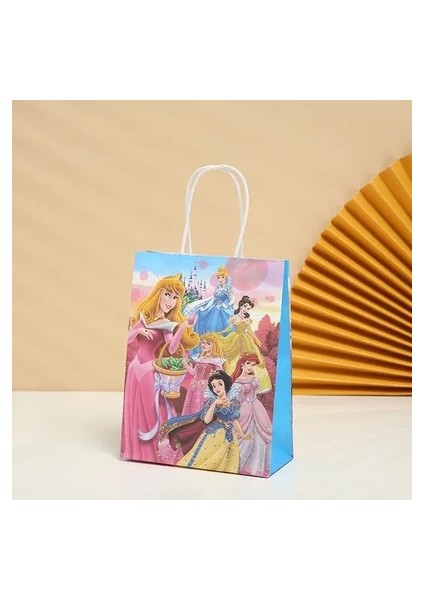 Kağıt Torba-1 Adet Animasyon Filmi Karışık Rapunzel Tema Parti Malzemeleri Sofra Fincan Tabağı Peçete Bayrağı Bebek Duş Balonları Doğum Günü Partisi Dekoru (Yurt Dışından)