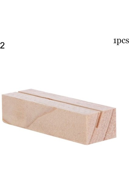 7x2.3x1.7 cm 1 Adet Kayın Fotoğraf Standı Kartvizitlik Dikdörtgen Ahşap Kart Klibi Resim Tutucu El Yapımı Memo Tutucu Ev Ofis Için (Yurt Dışından)