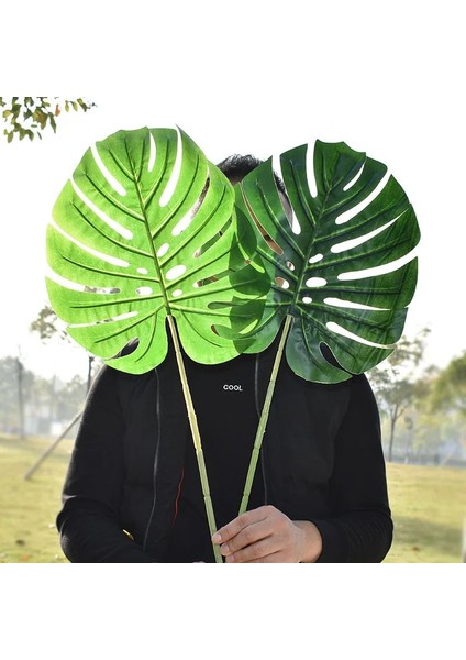 Karpuz Yaprağı Yapay Monstera Bitkiler Plastik Tropikal Palmiye Ağacı Yaprakları Ev Bahçe Dekorasyon Aksesuarları Fotoğrafçılık Dekoratif Yapraklar (Yurt Dışından) modelleri