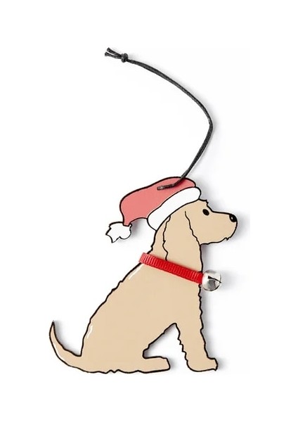 Stil 8 2023 Noel Ağacı Kolye Sevimli Ahşap Pet Köpek Damla Süsleme Yeni Yıl Şenlikli Parti Malzemeleri Odası Dekorasyon Noel Navidad Hediyeler (Yurt Dışından)