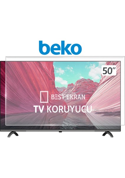 Beko 50" inç 126 Ekran Tv Ekran Koruyucu 6-7-8 Serisi Imperium Crystal ULTRA HD QLED OLED LED 4K-8K