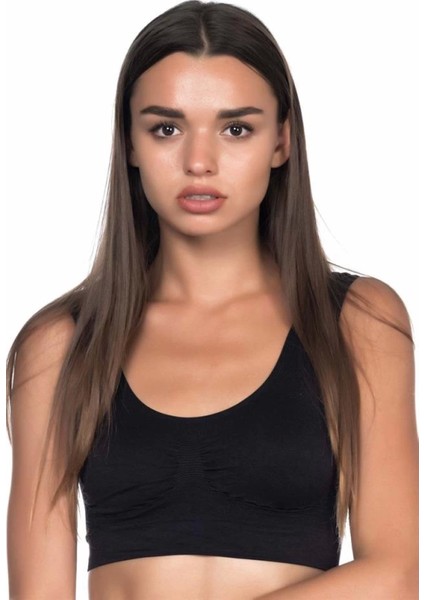 Miraxx Siyah Emay 4021 Pedli Kalın Askılı Sütyen Korse modelleri