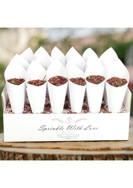 D Konfeti Koni Kutusu Koni Tutucu Parti Kağıt Tepsisi Gıda Sınıfı Yüksek Dayanıklılık 5 Stilleri Konfeti Şeker Gıda Parti Malzemeleri (Yurt Dışından) fırsatları