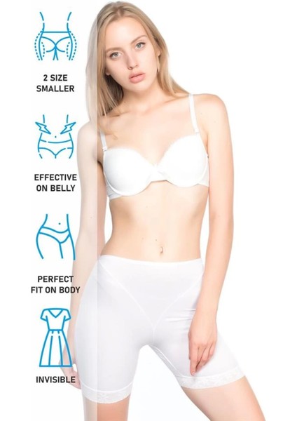 Miraxx Beyaz Emay 2002 Paça Dantelli Pop Up indirimleri