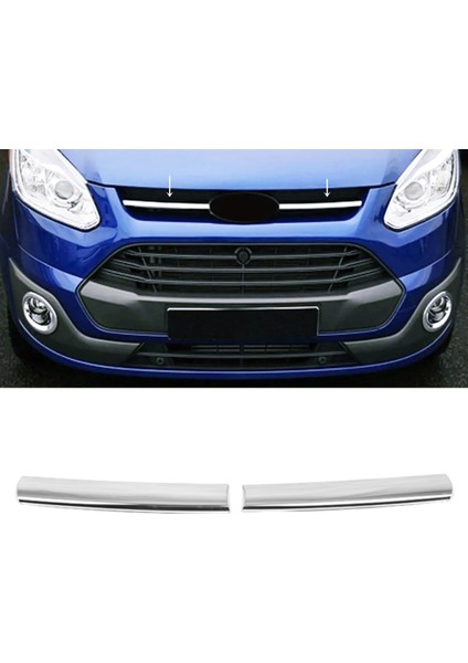 Ford Custom 2012-2017 Arası Krom Ön Panjur 2 Prç. P.çelik