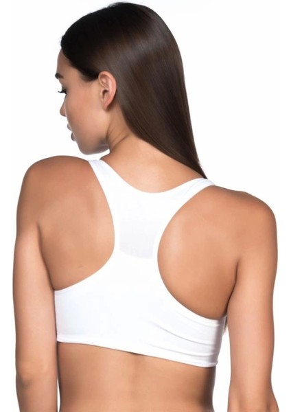 Miraxx Beyaz Emay 4025 Pedli Sporcu Sütyen Korse fiyatları