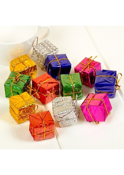 2.5 cm 12 Adet 12 Adet 24 Adet Küçük Noel Hediye Kutusu Yılbaşı Ağacı Süslemeleri Parti Malzemeleri 3 Boyutları Seçmek Için Yeni Yıl Ev Dekorasyonu Zanaat (Yurt Dışından)