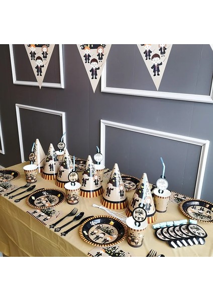 14 Adet Balonlar Karikatür Tema Parti Tek Kullanımlık Kağıt Tabak Bardak Peçete Doğum Günü Çocuklar Yıldönümü Kutlama Süslemeleri Bebek Duş Parti Malzemeleri (Yurt Dışından) fırsatları