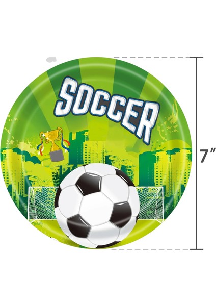 DÖVME-306 Yeşil Futbol Tema Doğum Günü Dekorasyon Sofra Çocuk Parti Kağıt Bardaklar Tabaklar Hediye Çantası Malzemeleri Futbol Arka Plan Ev Dekor (Yurt Dışından) indirimleri
