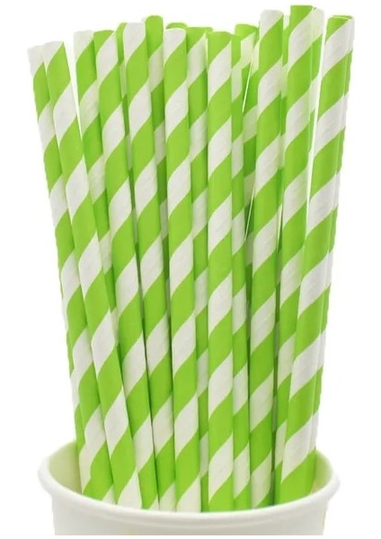 Yeşil Payet 25PCS Açık Pembe Mavi Mor Kağıt Pipet Biyobozunur Parti Pipet Erkek Kız Bebek Duş Cinsiyet Ortaya Doğum Günü Düğün Dekorasyon (Yurt Dışından)