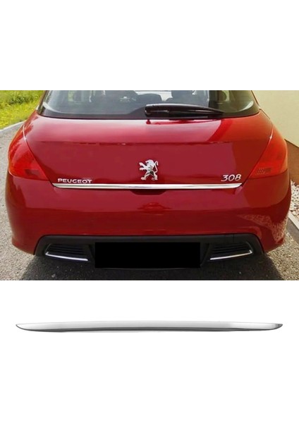 Peugeot 308 Hb Krom Bagaj Alt Çıtası P.çelik 2007-2013 Arası