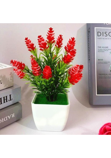 30 x 11 cm 1 Adet Yapay Çiçek Çim Saksı Yapay Bitkiler Plastik Çiçekler Ev Düğün Ilkbahar Yaz Oturma Odası Dekor (Yurt Dışından)