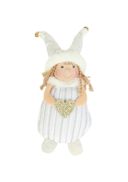 15 Yeni Melek Peluş Bebek Kolye Yılbaşı Ağacı Süsleme Noel Dekoru Ev Dekor Için Mutlu Noeller Yeni Yıl Güzel Çocuk Hediyeler (Yurt Dışından)