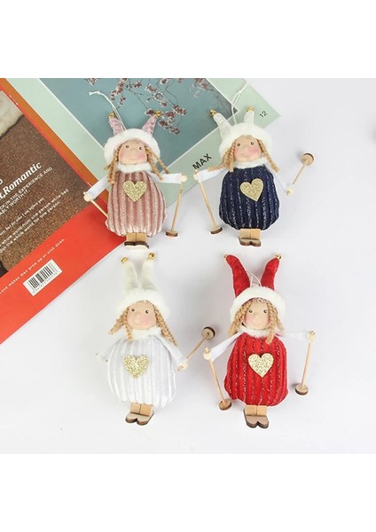 15 Yeni Melek Peluş Bebek Kolye Yılbaşı Ağacı Süsleme Noel Dekoru Ev Dekor Için Mutlu Noeller Yeni Yıl Güzel Çocuk Hediyeler (Yurt Dışından)