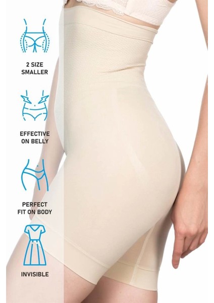 Miraxx Ten Emay 2056 Yüksek Bel Masajlı Uzun Paça Korse indirimleri