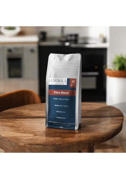 Özel Filtre Kahve Harmanı – Orta Kavrum, Dengeli Asidite ve Zengin Tat Profili – 250G