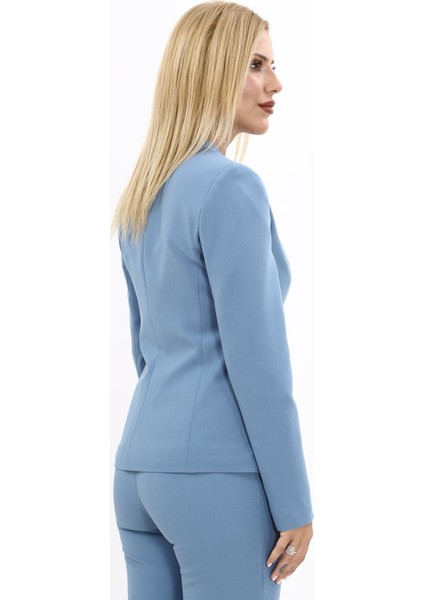 Tek Düğmeli Klasik Ceket-Deniz modelleri