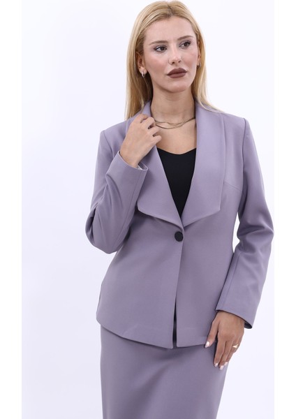 Amerikan Yaka Klasik Ceket-Antrasit