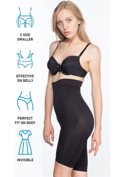 Miraxx Siyah Emay 3200 Pantolon Altı Soft Double Boxer Korse indirimleri