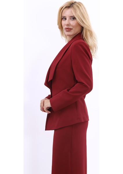 Amerikan Yaka Klasik Ceket-Bordo fiyatları