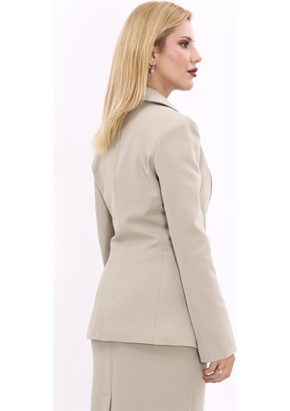 Erkek Yaka Düğme Detaylı Ceket-Bambu fiyatları