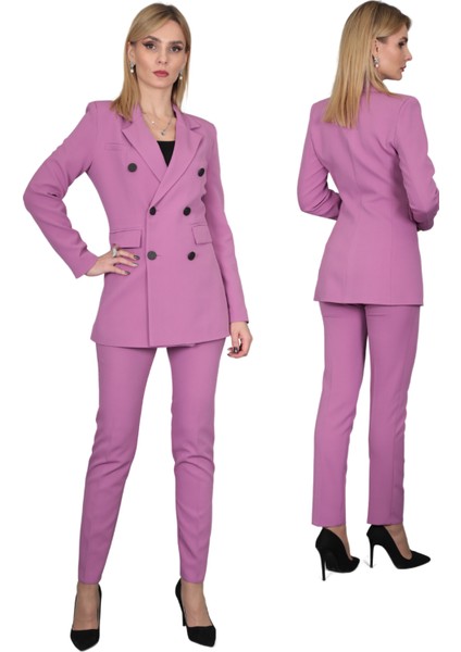 Erkek Yaka Kuruvaze Blazer Ceket-Leylak modelleri