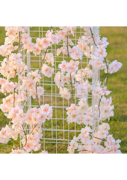 Beyaz 180 cm Yapay Sakura Çiçek Asma Düğün Açık Bahçe Gül Kemer Ev Dekor Noel Ipek Karalama Defteri Arka Plan Duvar Bitkileri (Yurt Dışından) indirimleri