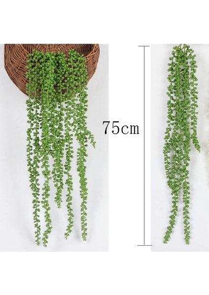 H x 1268 50-105 cm Yapay Asılı Çiçek Bitki Sahte Asma Söğüt Rattan Çiçek Yapay Asılı Bitki Ev Bahçe Duvar Dekorasyonu Için (Yurt Dışından)
