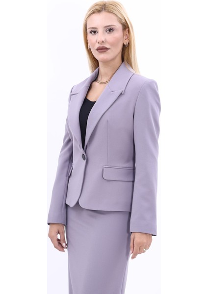 Erkek Yaka Tek Düğmeli Klasik Ceket-Antrasit modelleri