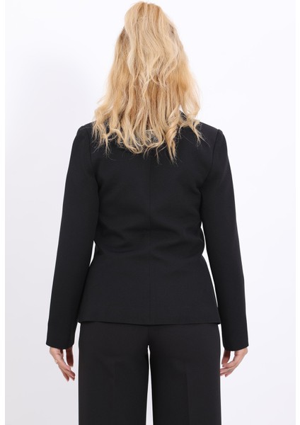 Amerikan Yaka Klasik Ceket-Siyah modelleri