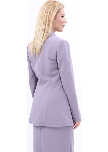 Erkek Yaka Kuruvaze Blazer Ceket-Antrasit modelleri