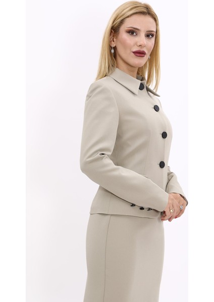 Gömlek Yaka Klasik Ceket-Bambu fiyatları