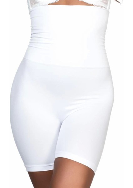 Miraxx Beyaz Emay 2014 Yüksek Bel Double Paçalı Korse