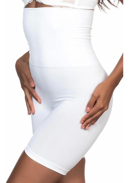 Miraxx Beyaz Emay 2014 Yüksek Bel Double Paçalı Korse fırsatları