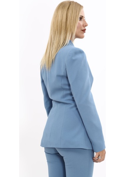 Kendinden Dik Yakalı Ceket-Deniz fırsatları