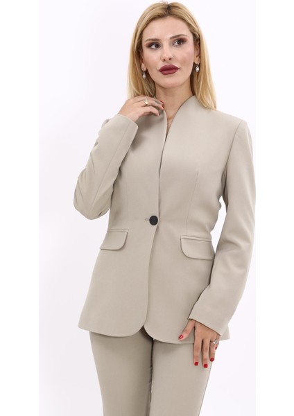 Kendinden Dik Yakalı Ceket-Bambu fiyatları