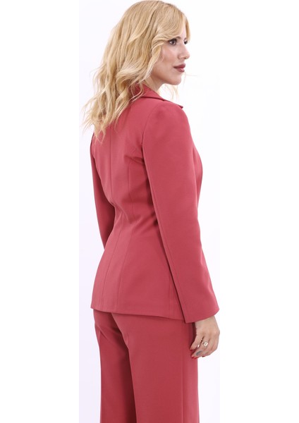 Erkek Yaka Yelek Ceket-Kiremit fırsatları