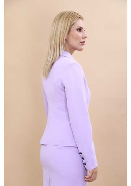 Gömlek Yaka Klasik Ceket-Menekşe modelleri