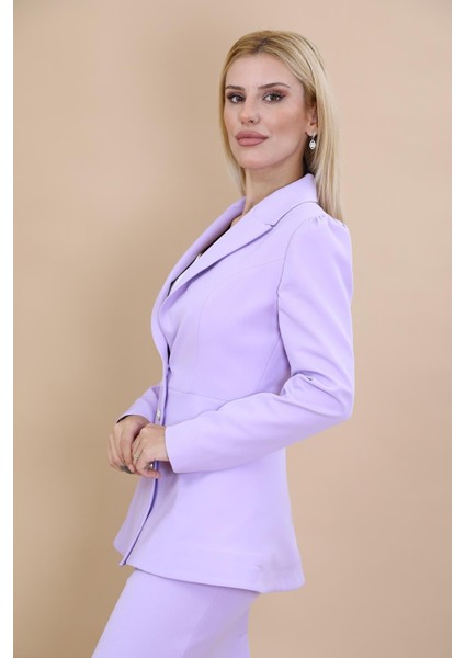 Erkek Yaka Kolu Büzgülü Ceket-Menekşe fiyatları