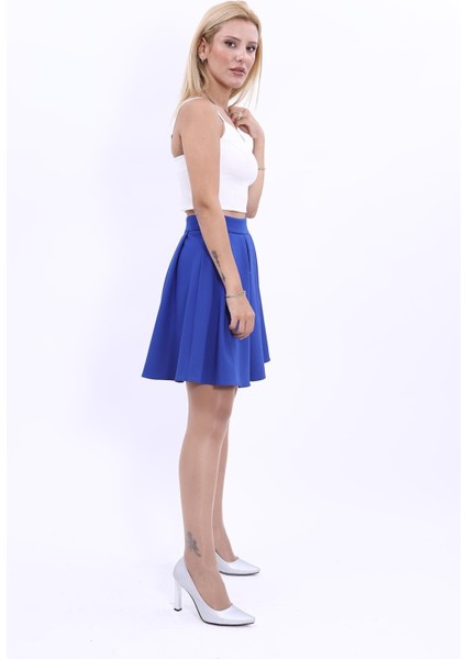 Kısa Kloş Etek-Saks fiyatları