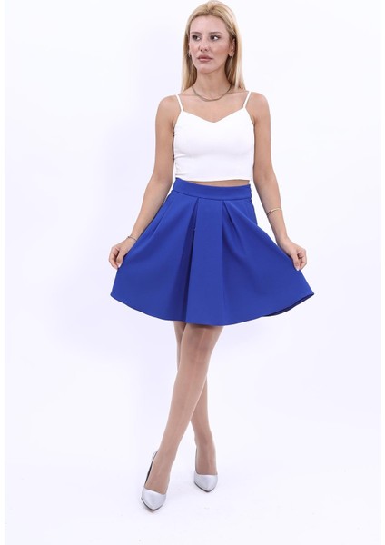 Kısa Kloş Etek-Saks indirimleri