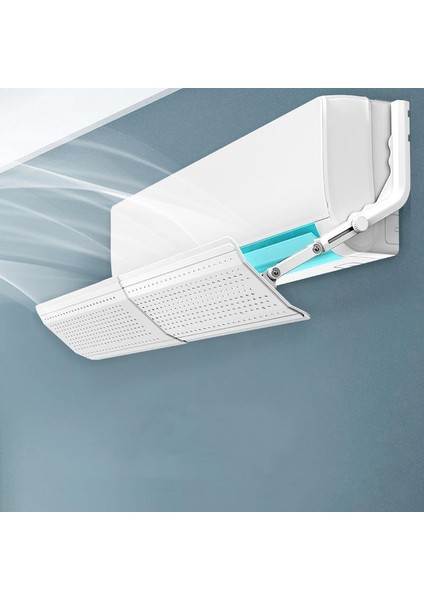 Evrensel Hava Yönlendirici Klima Aparatı Kalkan Toz Geçirmez Filtre Doğrudan Üflemeyi Önleyici