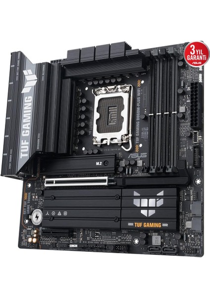 Tuf Gamıng B860M-PLUS Wıfı, 4xddr5, 3xm.2, Hdmı, Dp, Wi-Fi 7, Bluetooth V5.4, Intel Core Ultra Cpu(Seri 2), LGA1851 Soket, Gaming Anakart