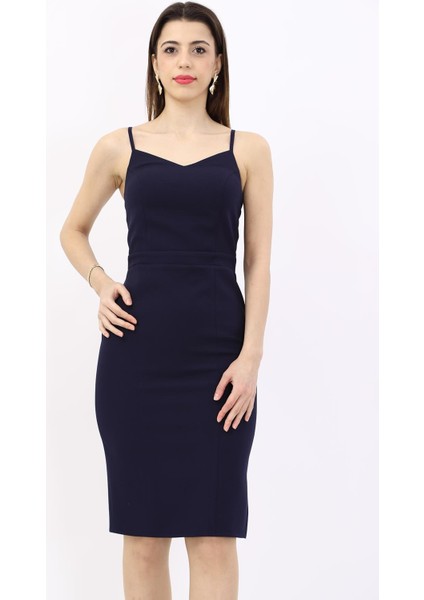 Askılı Elbise-Lacivert modelleri