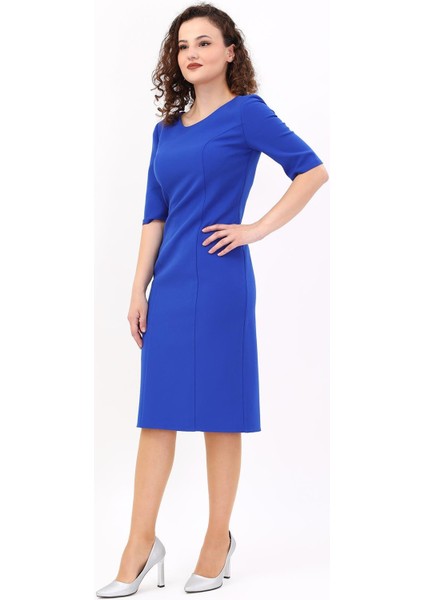 Kokteyl Kısa Kol Elbise-Saks fiyatları