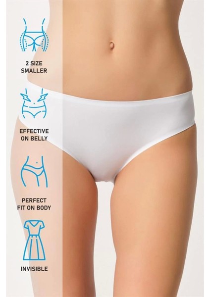 Miraxx Beyaz Emay 2803 Yapıştırma Lazer Kesim Külot indirimleri