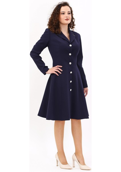 Prenses Elbise-Lacivert modelleri